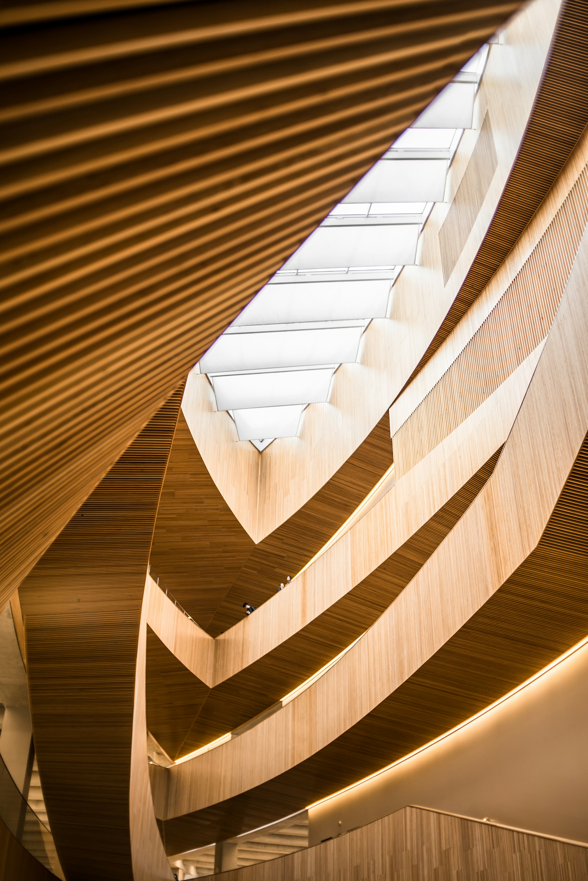 a modern sustainable building